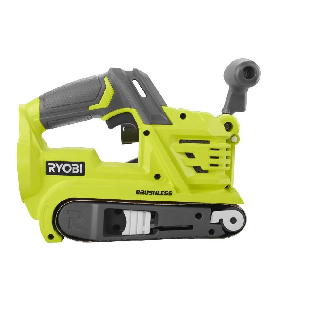 RYOBI 18-Volt ONE+ Cordless Brushless 3 in. x 18 in. Belt Sander with 4.0 Ah Lithium-Ion Battery, photo 6 of 13