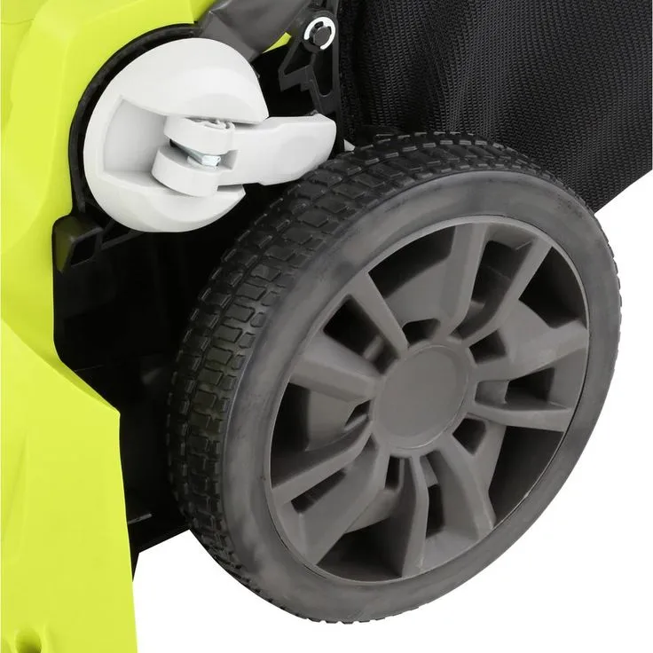 RYOBI 16 in. One+ 18-Volt Lithium-Ion Hybrid Walk Behind Push Lawn Mower - Two 4.0 Ah Batteries/Charger Included, photo 2 of 10