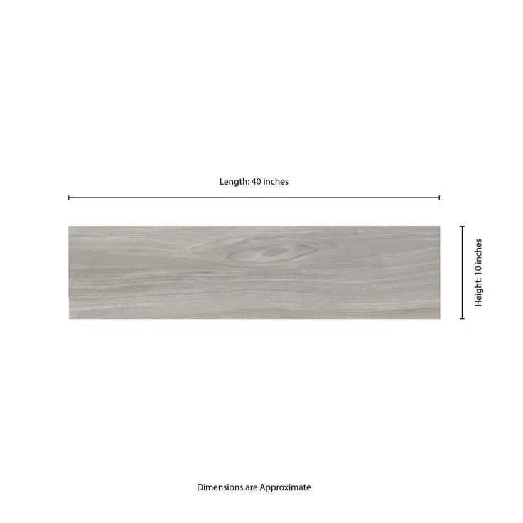 MSI Brooksdale Birch 9.84 in. x 39.37 in. Matte Porcelain Floor and Wall Tile (13.89 sq. ft. / case), photo 7 of 8