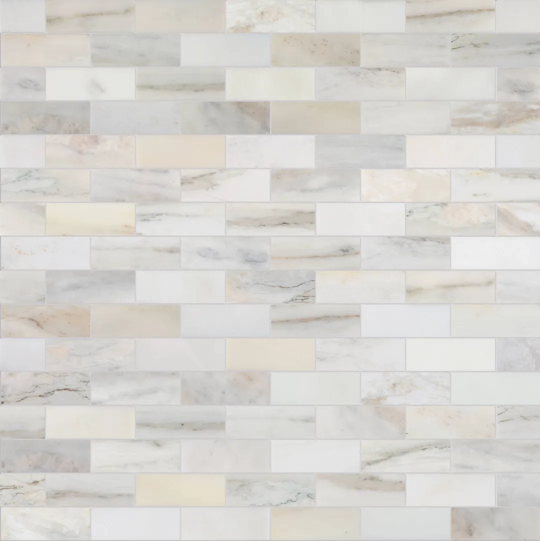 Satori Bianco Perla 12-in x 12-in Polished Natural Stone Look Mosaic Floor and Wall Tile (0.98-sq. ft/ Piece), photo 7 of 8