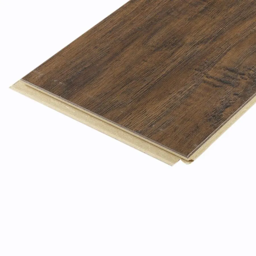 Style Selections Marvino Hickory 6.14-in W x 47.24-in L Handscraped Wood Plank Laminate Flooring, photo 2 of 6