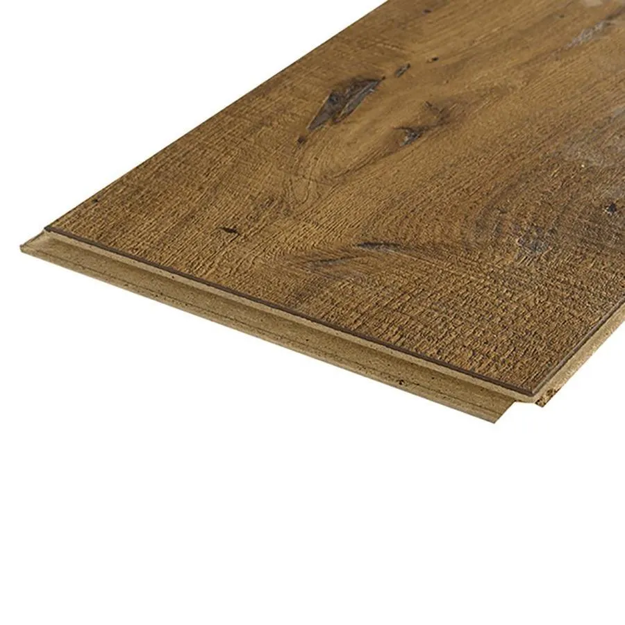 Pergo Portfolio + WetProtect Waterproof Rustic Amber Chestnut 7.48-in W x 54.33-in L Embossed Wood Plank Laminate Flooring, photo 2 of 2
