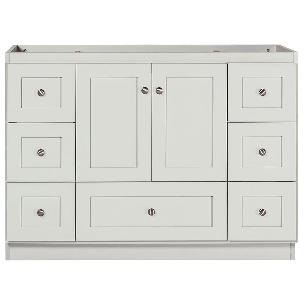 Shaker 42 in. W x 21 in. D x 34.5 in. H Vanity Cabinet Only in Natural Alder, photo 31 of 47