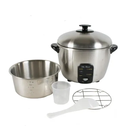 3-Cup Stainless Steel Rice Cooker