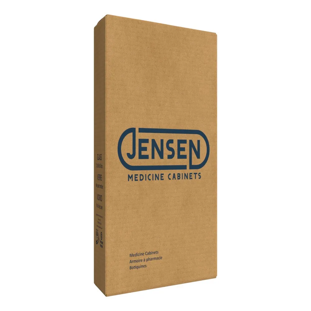 Jensen Low Profile 15-in x 36-in Recessed Mount Frameless Mirrored Medicine Cabinet, photo 5 of 5