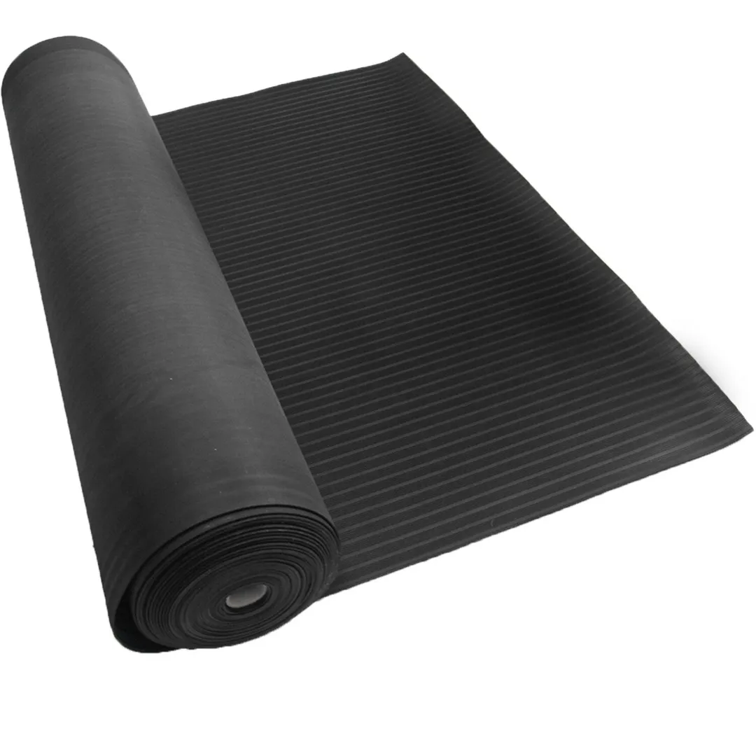 Rubber-Cal 48-in W x 180-in L x 0.125-in T Flooring Tape Rubber Gym Floor Roll (60-sq ft), photo 3 of 10