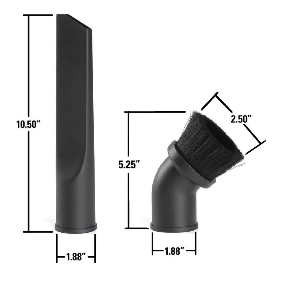 1-7/8 in. and 2-1/2 in. Heavy-Duty Cleaning Accessory Kit for RIDGID Wet/Dry Shop Vacuums, photo 5 of 11