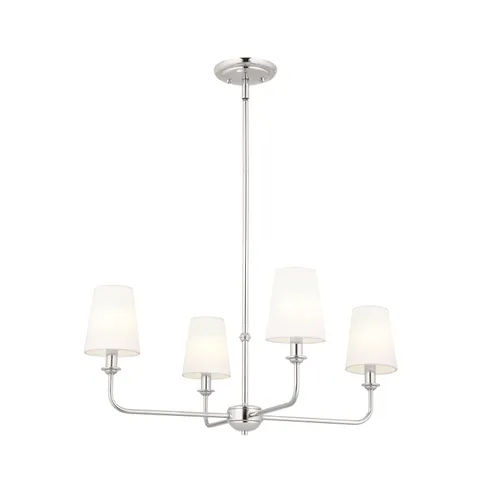 Pallas 4-Light Polished Nickel Chandelier