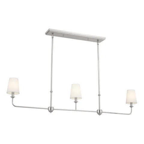 Pallas 3-Light Nickel Traditional Chandelier