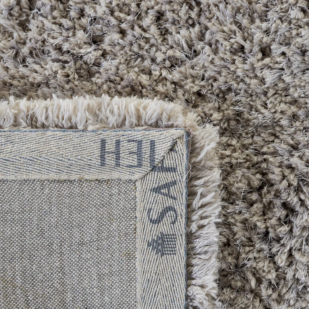 Safavieh Florence Shag Area Rug, 4 x 6, Silver, Handcrafted Indoor, photo 7 of 8