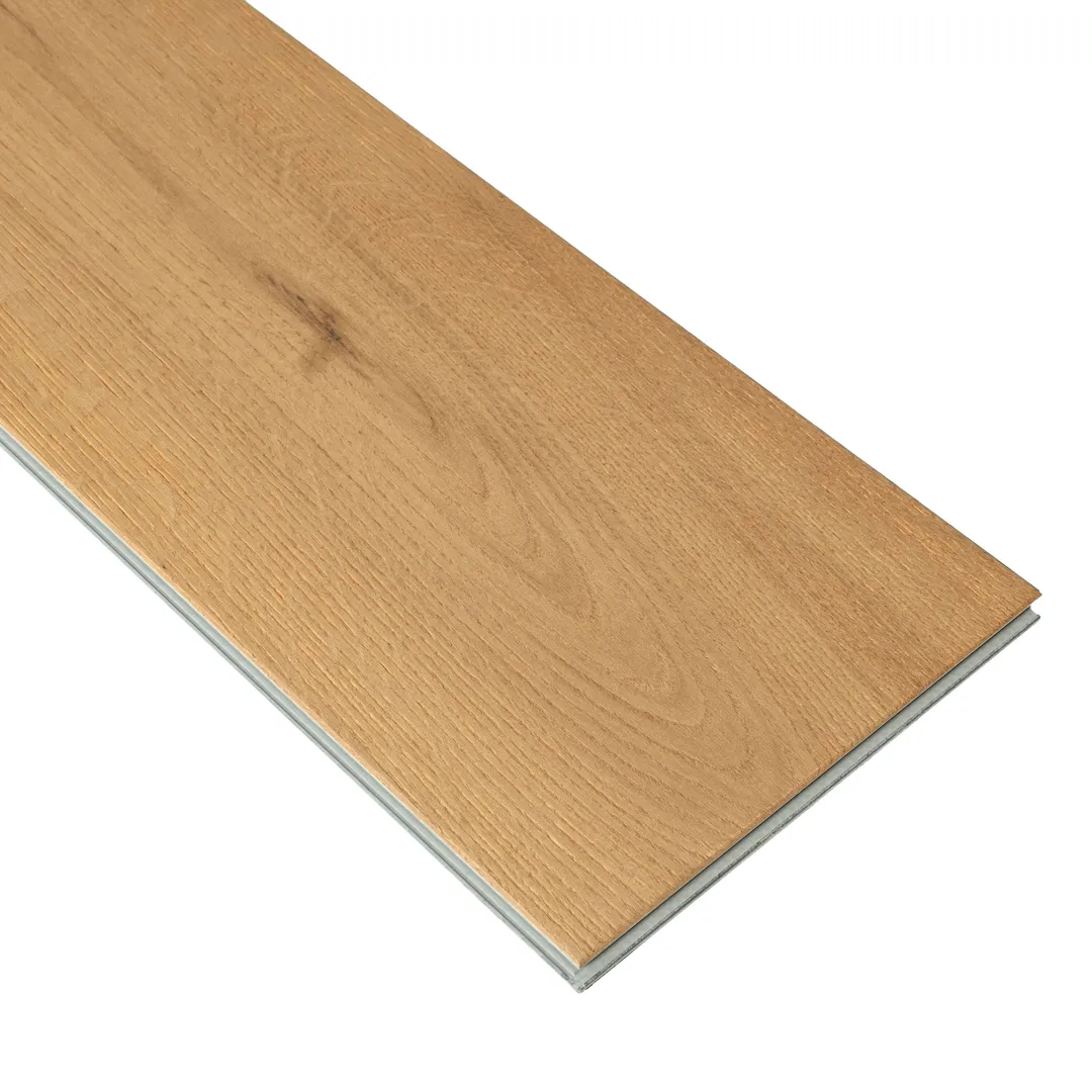 Bruce Forest Rain Tranquil Warmth White Oak 7-7/16-in W x 1/4-in T x Varying Length Wirebrushed Waterproof Engineered Hardwood Flooring (15.54-sq ft / Carton), photo 5 of 13
