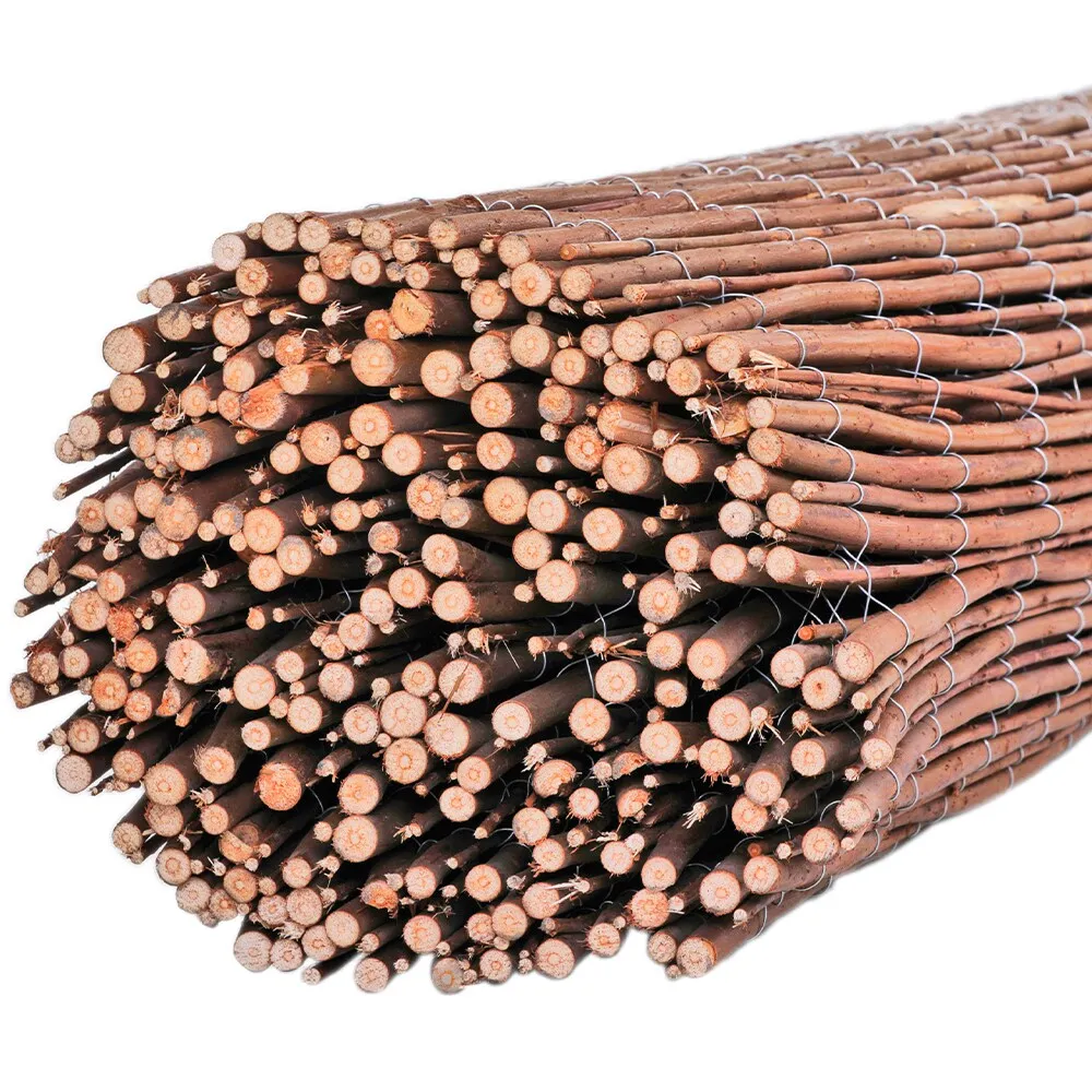 Backyard X-Scapes 16-ft x 6-ft 0.75-Gauge Brown Wood Bamboo Fencing Rolled Fencing, photo 10 of 12