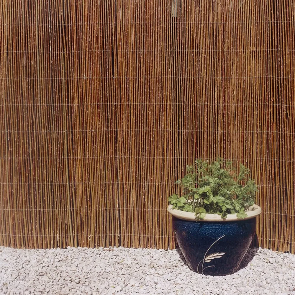 Backyard X-Scapes 16-ft x 6-ft 0.75-Gauge Brown Wood Bamboo Fencing Rolled Fencing, photo 9 of 12