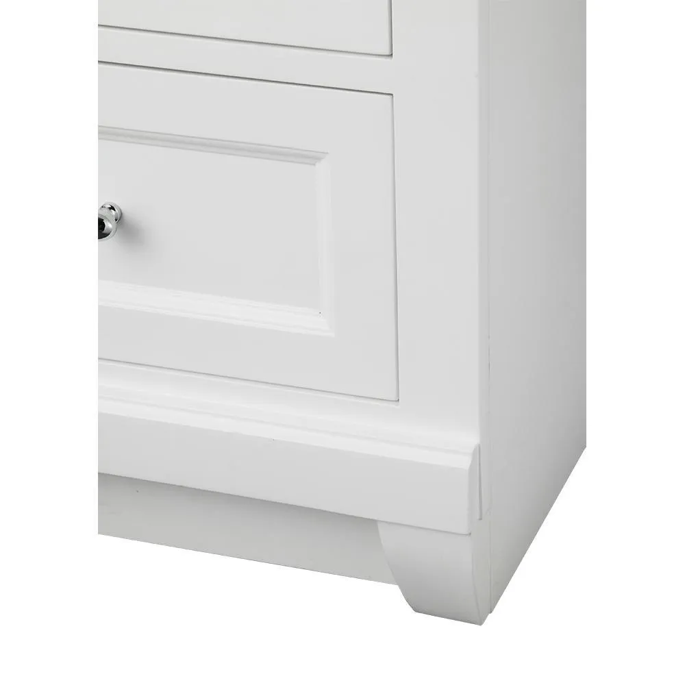 Naples 36 in. W Bath Vanity Cabinet Only in White with Right Hand Drawers, photo 4 of 42
