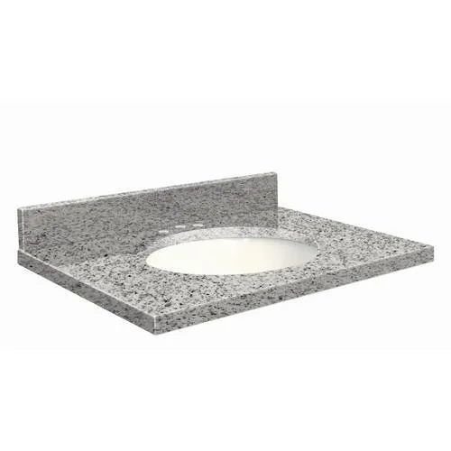 Transolid 43-in Rosselin White Granite Single Sink Bathroom Vanity Top, photo 2 of 4