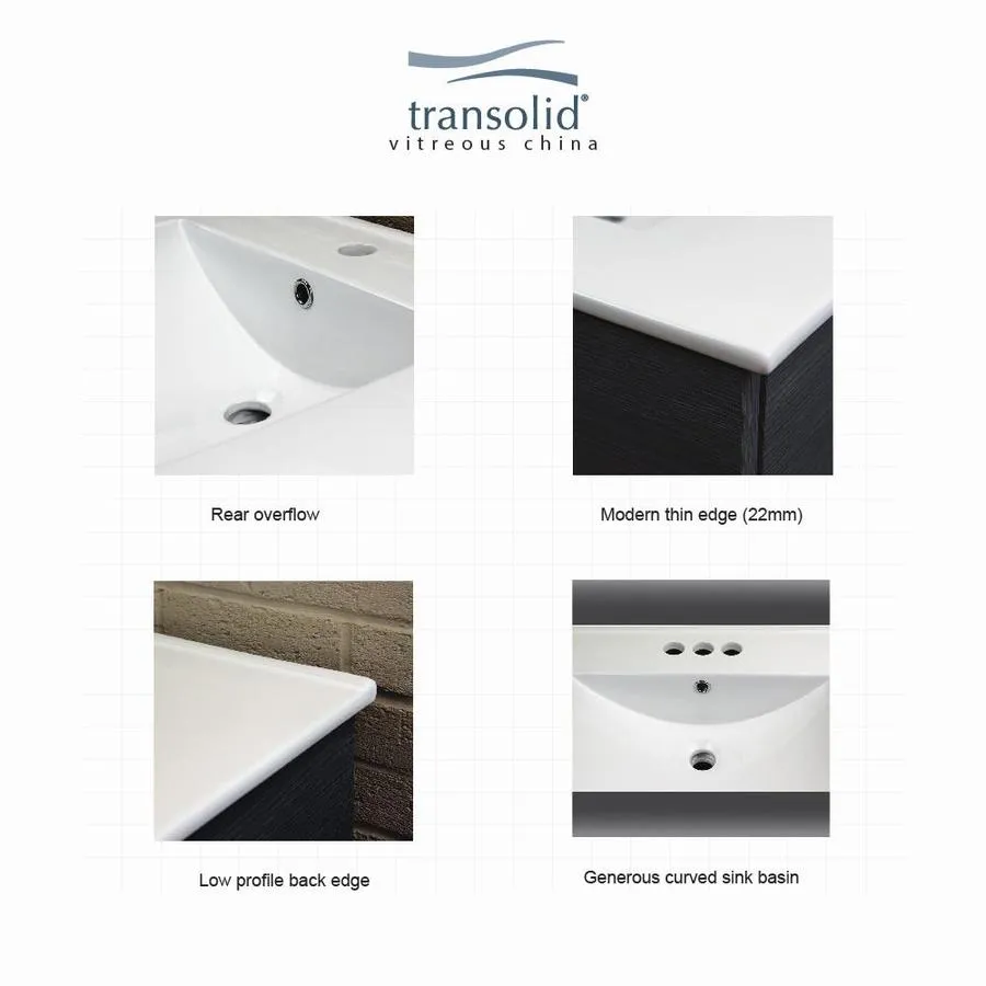 Transolid Juliette 25-in White Vitreous China Single-Hole Bathroom Vanity Top with Integral Sink, photo 6 of 20