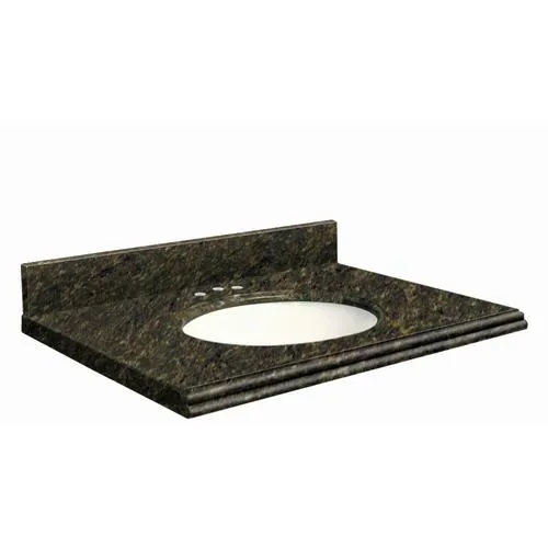 Transolid 31-in Uba Verde Granite Bathroom Vanity Top, photo 2 of 4