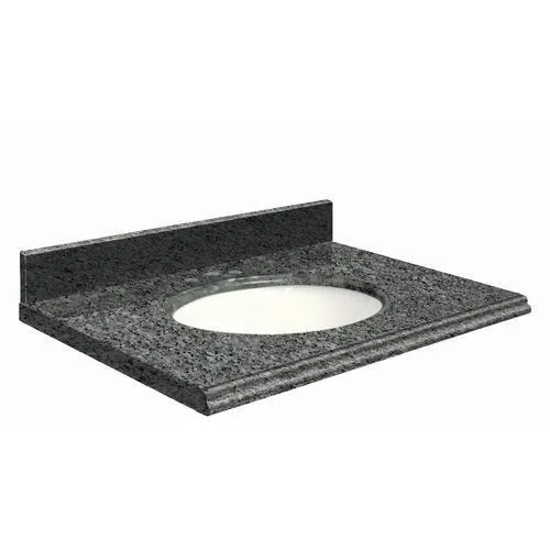 Transolid 49-in Blue Pearl Granite Single Sink Bathroom Vanity Top, photo 2 of 4