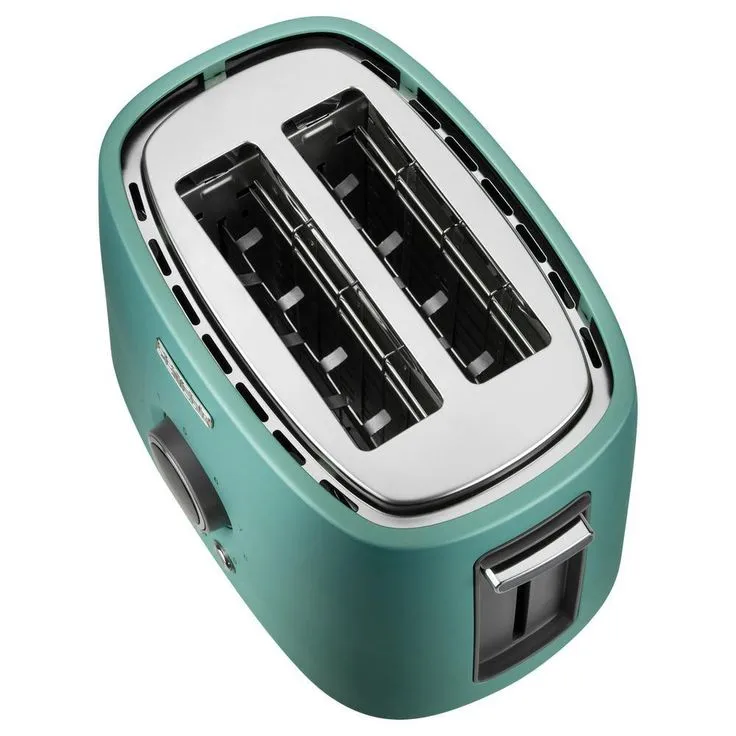 2-Slice Green Long Slot Toaster with Rack, photo 9 of 12