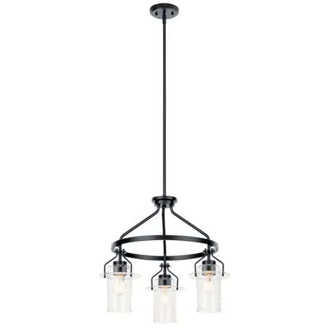 Everett 3-Light Industrial Chandelier