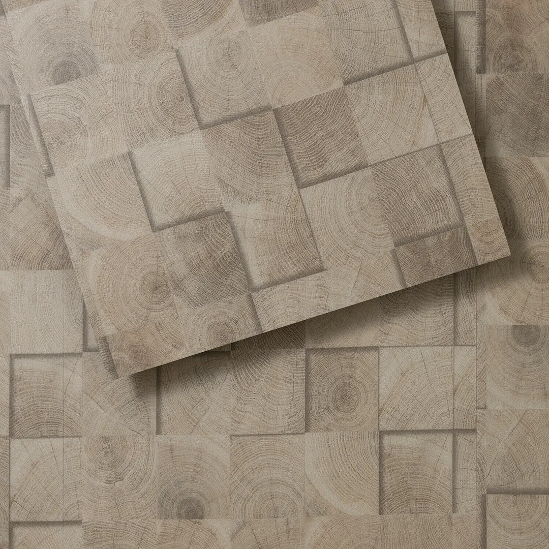 Lucida USA Oak Block Brown Patterned Look 28-mil x 12-in W x 24-in L Waterproof Glue Down Luxury Vinyl Tile Flooring (36-sq ft/ Carton), photo 7 of 7