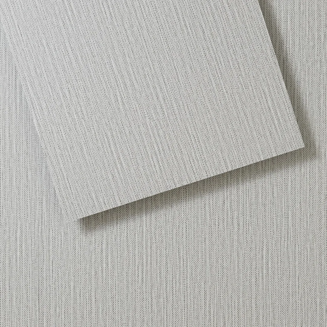 Lucida USA Silver Knit Silver Patterned Look 28-mil x 12-in W x 24-in L Waterproof Glue Down Luxury Vinyl Tile Flooring (36-sq ft/ Carton), photo 8 of 8