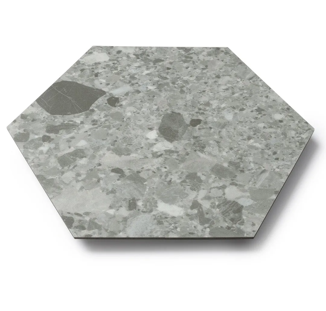 Lucida USA Gray Quartz Gray Stone Look 28-mil x 9-in W x 10-in L Waterproof Glue Down Luxury Vinyl Tile Flooring (12.25-sq ft/ Carton), photo 9 of 9