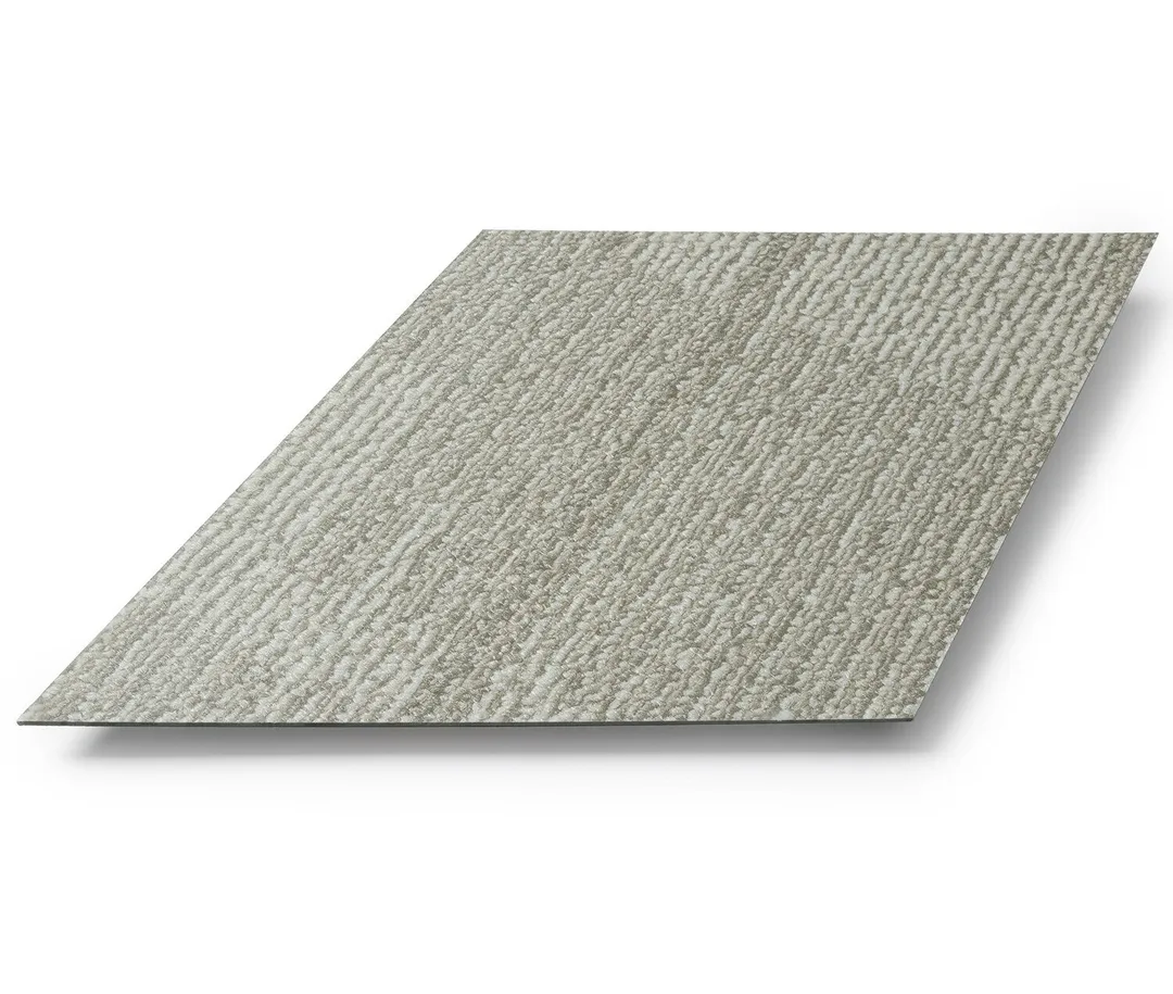 Lucida USA (Sample) MosaiCore Fleece Braid Gray Patterned Look 28-mil Waterproof Glue Down Vinyl Tile, photo 2 of 2