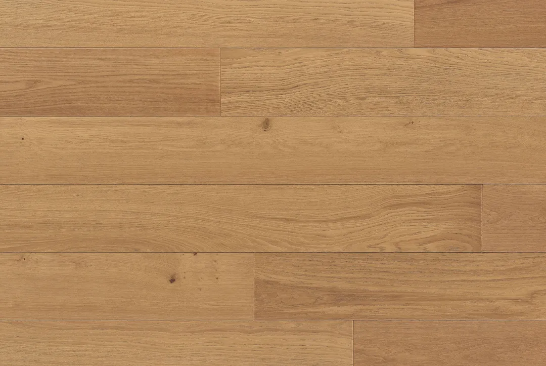 Bruce Forest Rain Tranquil Warmth White Oak 7-7/16-in W x 1/4-in T x Varying Length Wirebrushed Waterproof Engineered Hardwood Flooring (15.54-sq ft / Carton), photo 13 of 13