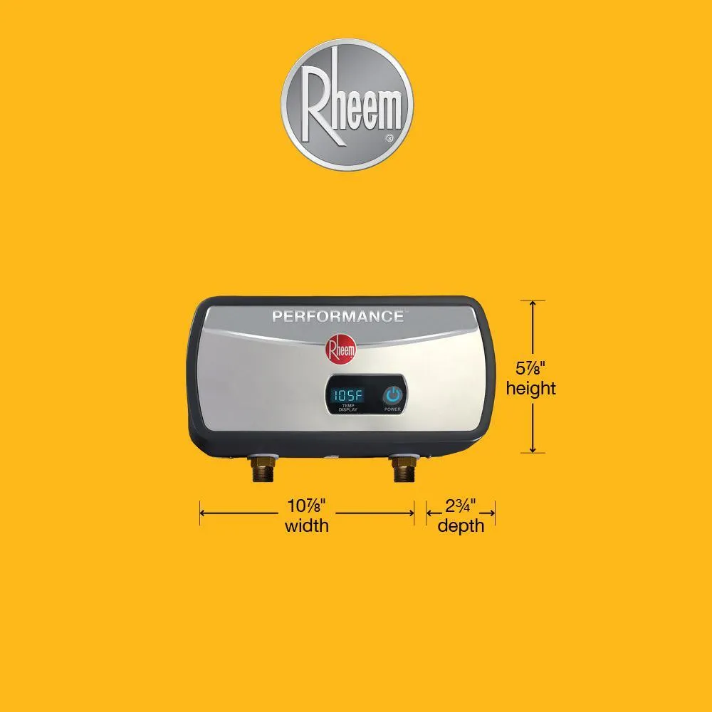 Performance 6 kW 1.0 GPM Point-Of-Use Tankless Electric Water Heater, photo 2 of 16