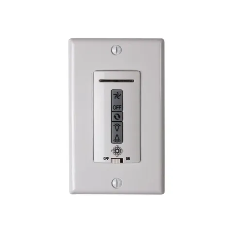 White Hardwired Ceiling Fan Wall Switch