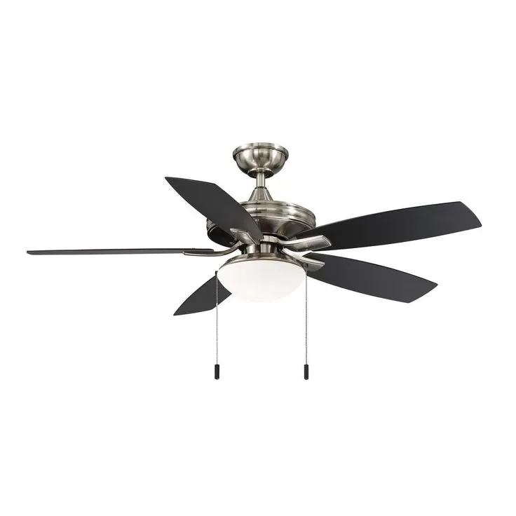 Gazebo III 52 in. Indoor/Outdoor Natural Iron Ceiling Fan with Light Kit, photo 3 of 6