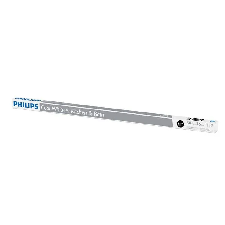 Philips 30-Watt 3 ft. Linear T12 ALTO Fluorescent Tube Light Bulb Cool White (4100K), photo 5 of 5