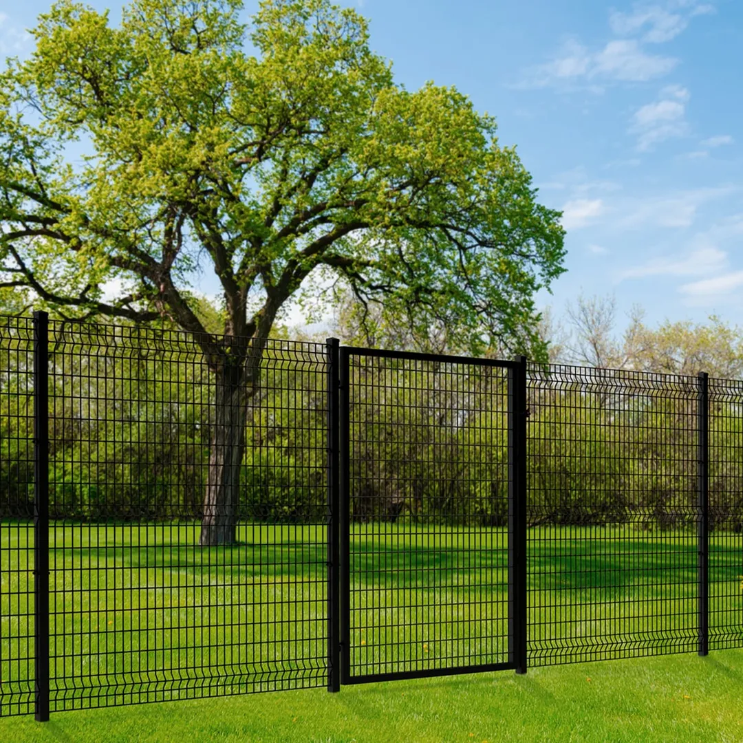 Ironcraft Euro 2-in W Black Powder-coat Steel Decorative Metal Security Universal Fence Post, photo 7 of 12
