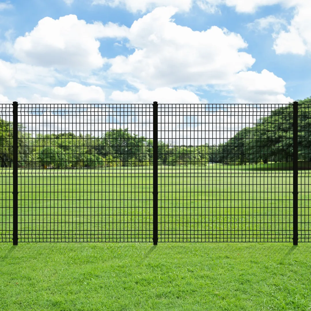 Ironcraft Euro 2-in W Black Powder-coat Steel Decorative Metal Security Universal Fence Post, photo 6 of 12
