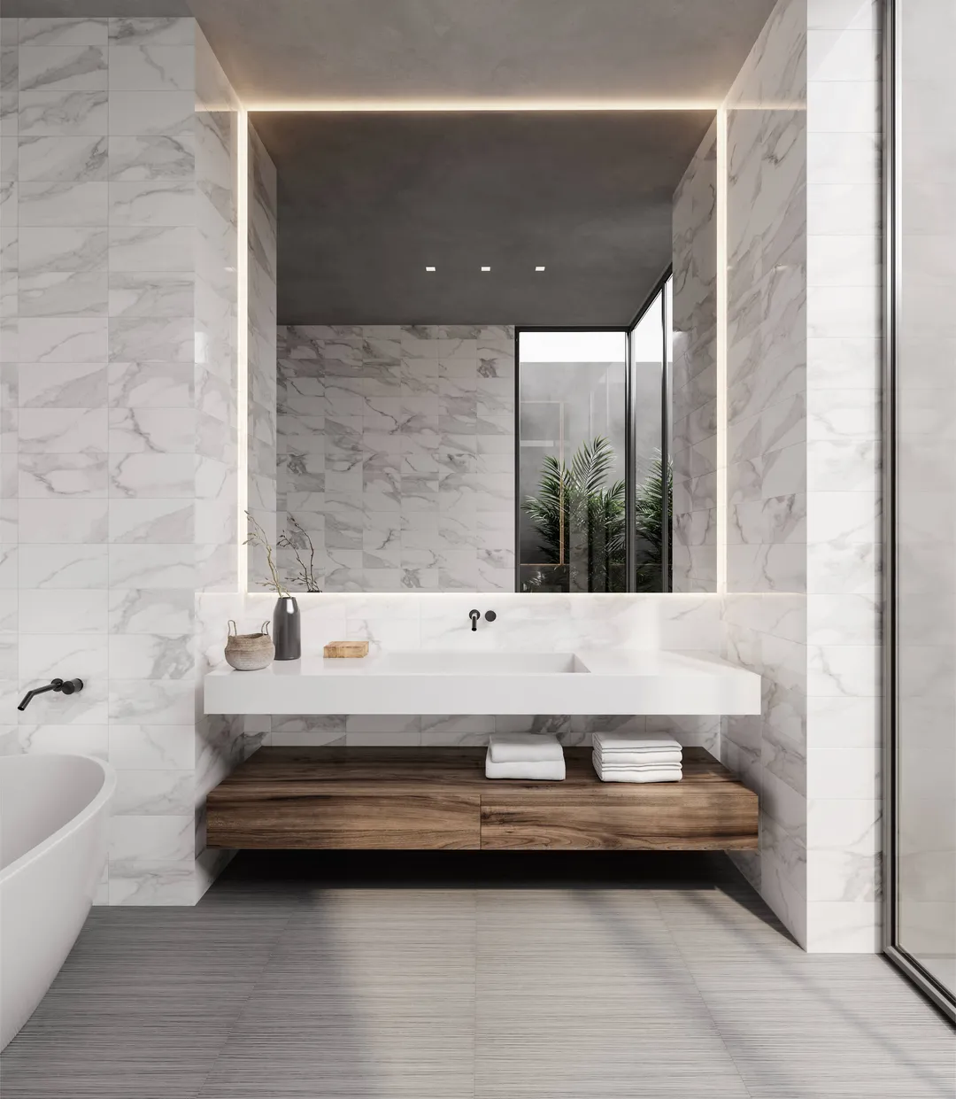 Satori Ikon Mica 12-in x 24-in Matte Porcelain Subway Floor and Wall Tile (1.94-sq. ft/ Piece), photo 8 of 9