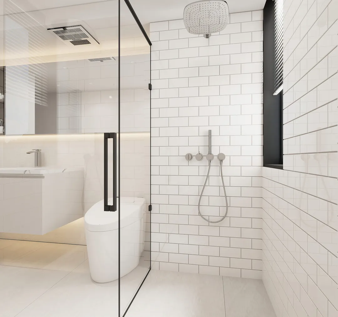 Giorbello Classic Premium Alabaster White 3-in x 6-in Glossy Glass Subway Wall Tile (5-sq. ft/ Carton), photo 4 of 7