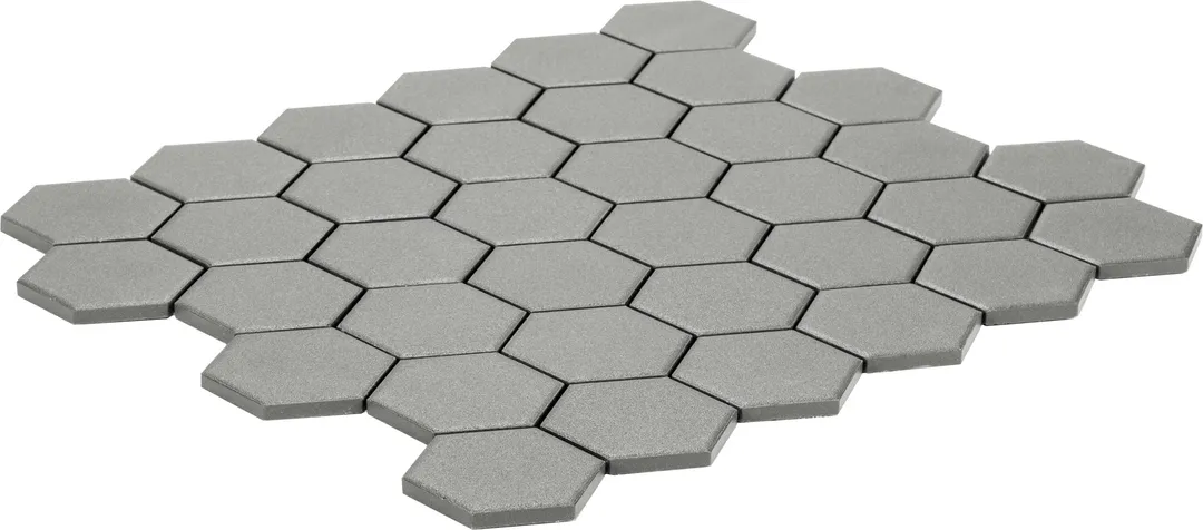 Satori Hudson Shadow 11-in x 12-in Unglazed Porcelain Hexagon Mosaic Floor and Wall Tile (0.93-sq. ft/ Piece), photo 3 of 10