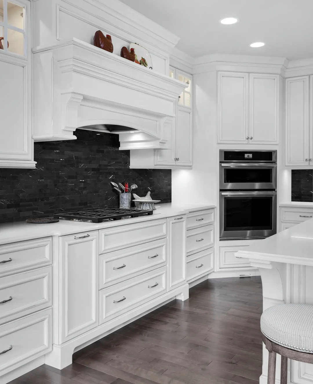Satori Nero 12-in x 12-in Polished Natural Stone Marble Look Mosaic Wall Tile (0.97-sq. ft/ Piece), photo 6 of 7
