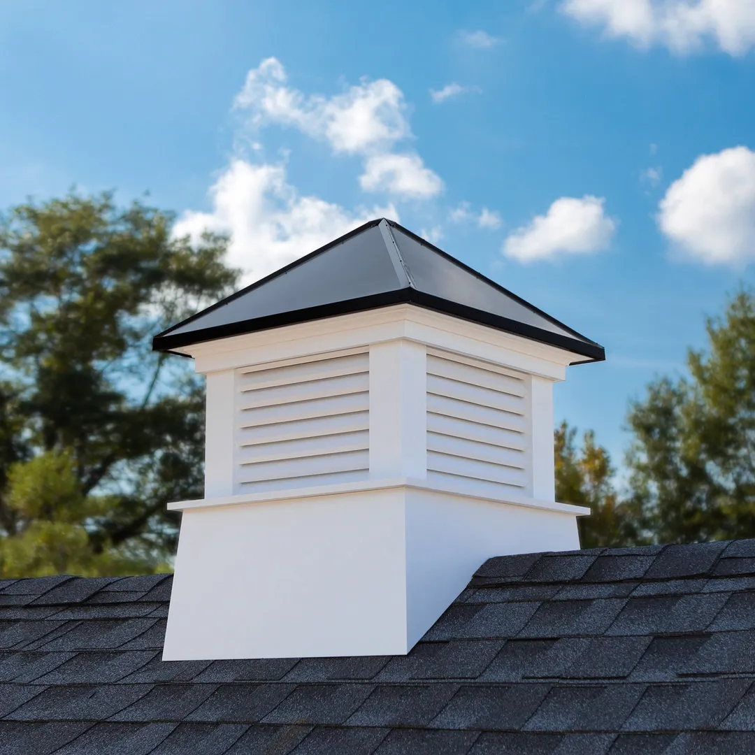 Good Directions Manchester 22-in x 29-in Black Vinyl Cupola with Aluminum Roof, photo 2 of 5