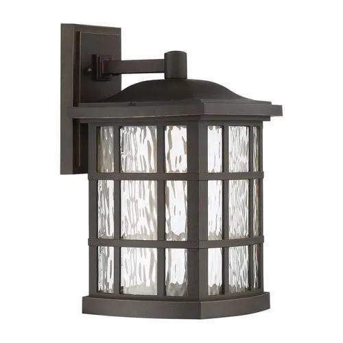 Quoizel Stonington 15-in H Palladian Bronze LED Outdoor Wall Light, photo 4 of 7