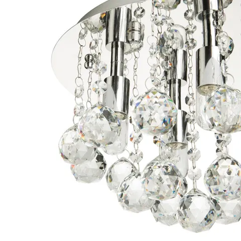 11.75-in Polished Chrome Modern/Contemporary Flush Mount Light