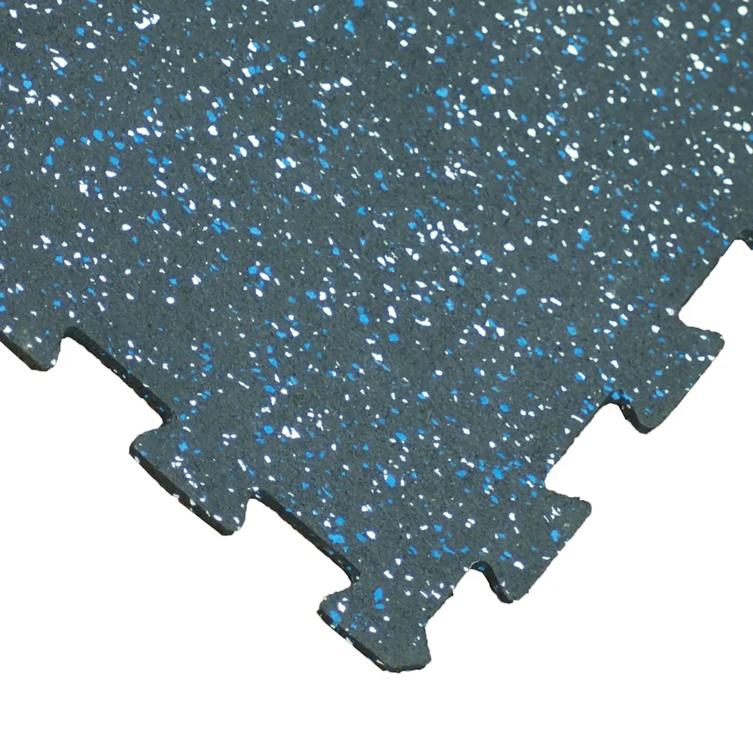 Goodyear Rubber Flooring 20-in W x 20-in L x 0.24-in T Interlocking Rubber Gym Floor Tile (44.44-sq ft) (16-Pack), photo 2 of 12