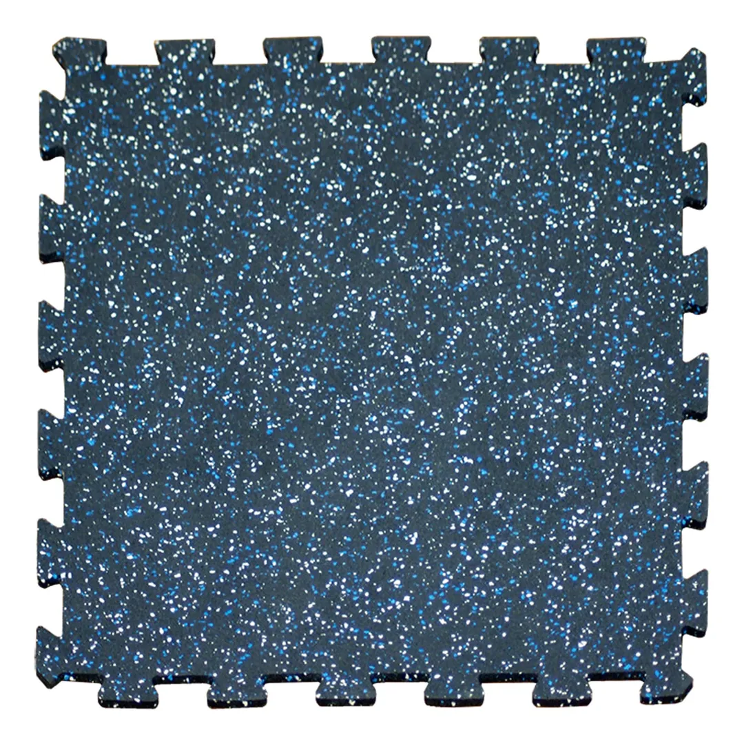 Goodyear Rubber Flooring 20-in W x 20-in L x 0.24-in T Interlocking Rubber Gym Floor Tile (88.89-sq ft) (32-Pack), photo 3 of 12