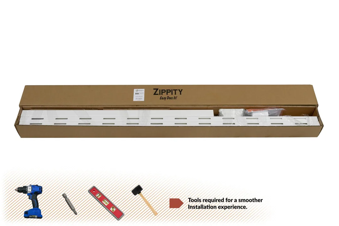Zippity Outdoor Products All American 3.5-ft H x 6-ft W White Privacy Vinyl Scallop Fence Panel (Unassembled), photo 8 of 8