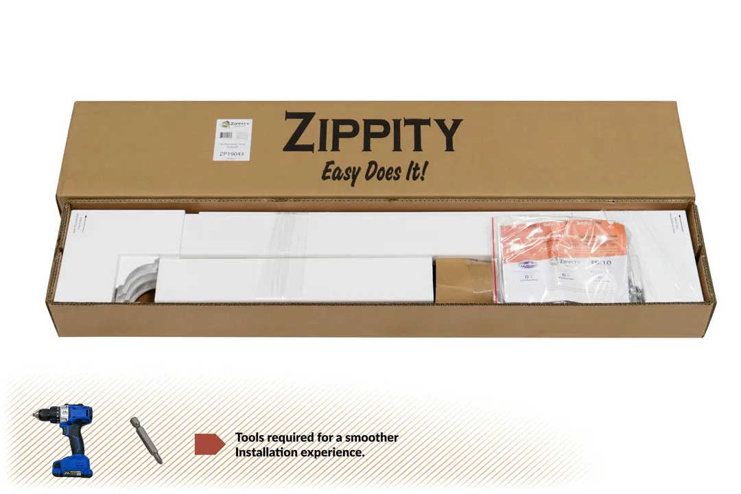 Zippity Outdoor Products All American 3-ft H x 3.5-ft W White Vinyl Scallop Fence Gate Kit (Unassembled), photo 7 of 7