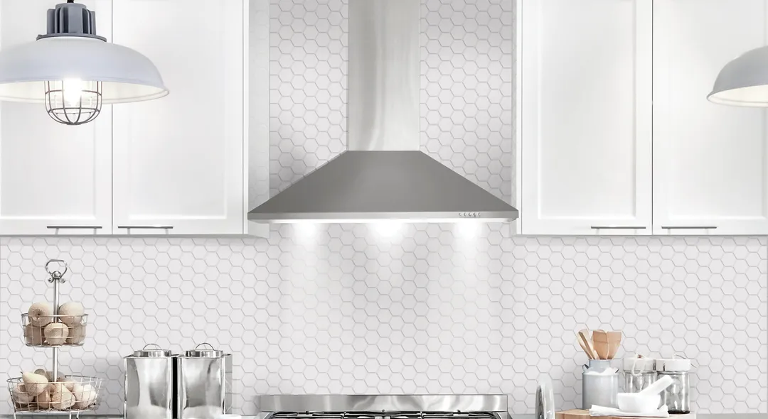Satori Hudson Brilliant White Matte 11-in x 12-in Porcelain Hexagon Wall Tile, photo 11 of 12