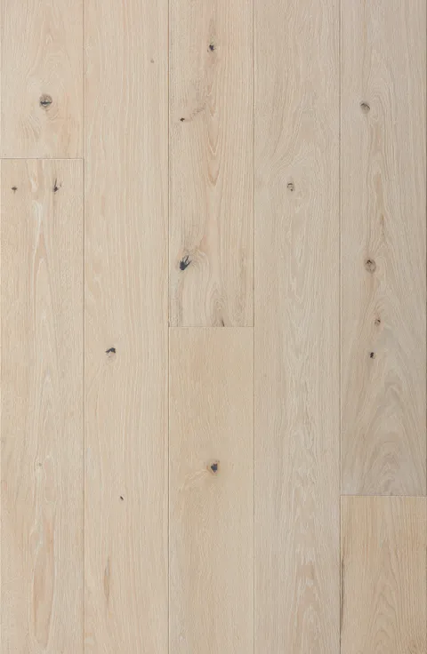Gandia White oak Water Resistant Wirebrushed Engineered Hardwood Flooring
