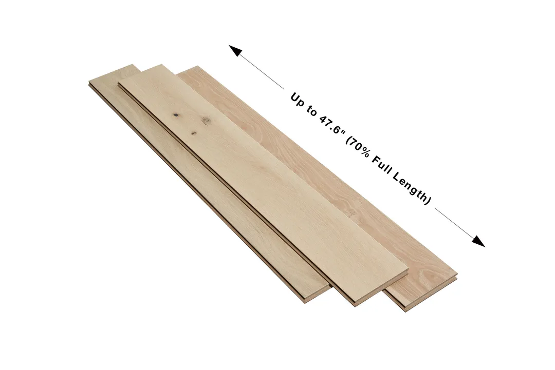 Villa Barcelona Denia White oak 3/8-in T x 6-1/2-in W Water Resistant Wirebrushed Engineered Hardwood Flooring ( 23.64-sq ft / Carton ), photo 6 of 6