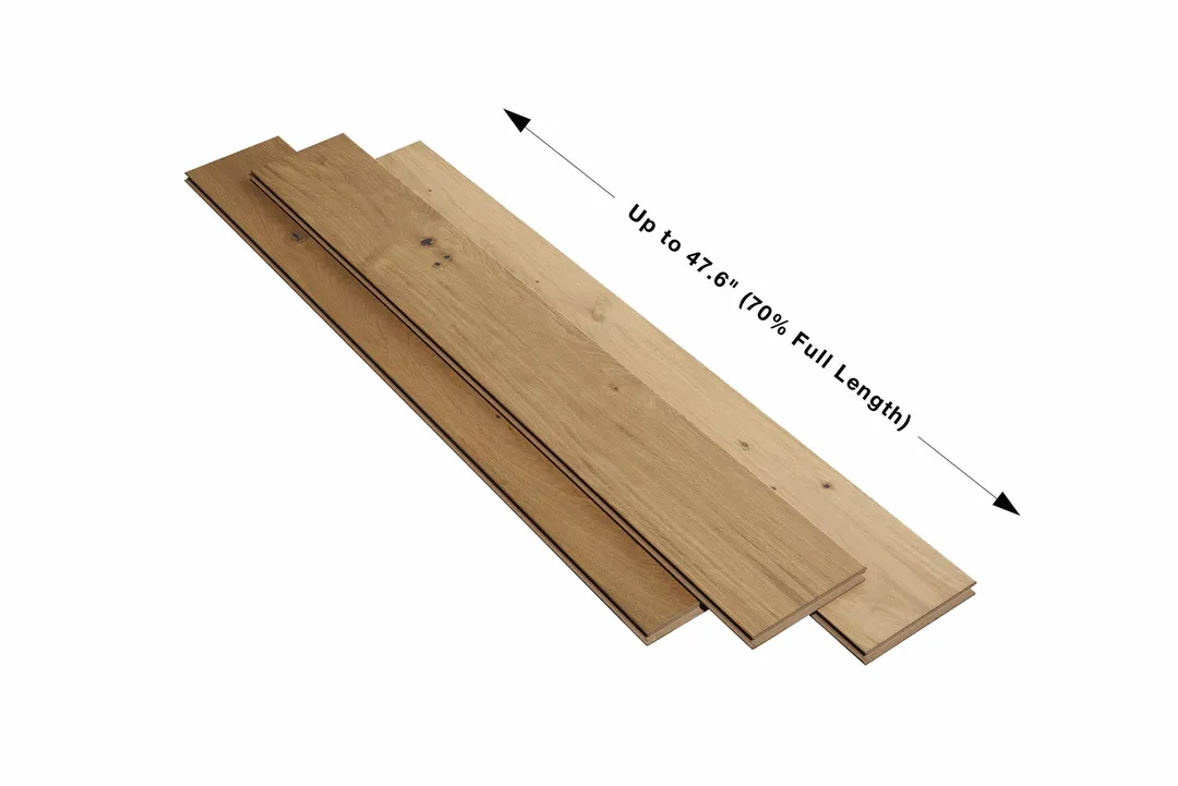 Villa Barcelona Cordoba White oak 3/8-in T x 6-1/2-in W Water Resistant Wirebrushed Engineered Hardwood Flooring ( 23.64-sq ft / Carton ), photo 6 of 6